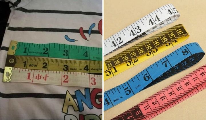 Daughter's fabric tape measure is wildly incorrect on inches side